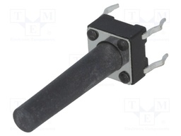 Microswitch TACT; SPST-NO; Pos: 2; 0.05A/12VDC; THT; none; 1.6N