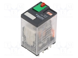 Relay: electromagnetic; DPDT; Ucoil: 120VAC; 12A/250VAC; 12A/28VDC