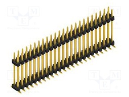Connector: pin strips; pin header; male; PIN: 48; 2mm; SMT; 2x24