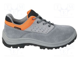 Shoes; Size: 35; grey; chamois; slip,perforation,impact; Basic