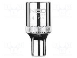 Socket; 6-angles,socket spanner; HEX 4mm; 1/4"; SUPERLOCK