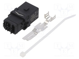 Connector: rectangular; female; Han 1A; PIN: 4; 3P+PE; size 1A