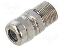 Cable gland; with earthing; M20; 1.5; IP66; brass