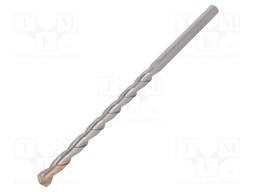 Drill bit; for concrete; Ø: 10mm; L: 200mm; metal; cemented carbide