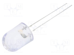 LED; 5mm; red; 15000÷20000mcd; 30°; 20mA; 2.1÷2.6V; Front: convex