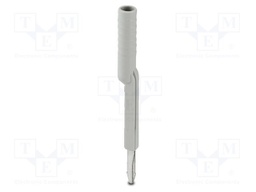 Test socket; PA; L: 51.5mm; ways: 1; W: 5.8mm; H: 5.8mm; Body: grey