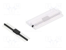 Connector: pin strips; pin header; male; PIN: 20; 2mm; SMT; 1x20