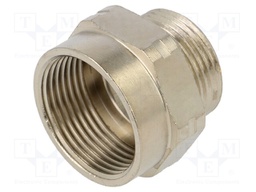 Thread adapter; Int.thread: M25; Ext.thread: PG16; brass