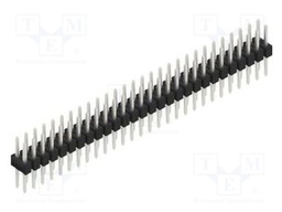 Connector: pin strips; pin header; male; PIN: 56; 2.54mm; THT; 2x28