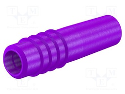 Connector: 2mm banana; plug; violet; Type: non-insulated; 12mm