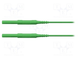 Test lead; 6kVDC; 6kVAC; 16A; 4mm banana plug-4mm banana plug