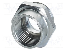 For panel mounting,rear side nut; threaded joint; Gasket: FKM