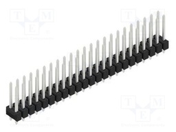 Connector: pin strips; pin header; male; PIN: 46; 2.54mm; THT; 2x23