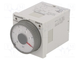Timer; 0,1s÷500h; DPDT; 250VAC/5A; 24VAC; 24VDC; socket,on panel