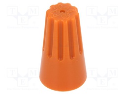 Close end; 22AWG÷14AWG; screwed; orange; max.105°C