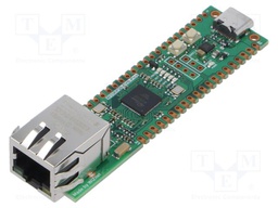 Dev.kit: Ethernet; prototype board; Comp: RP2040,W5500; 80x21mm