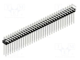 Connector: pin strips; pin header; male; PIN: 64; 2.54mm; THT; 2x32