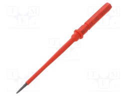 Interchangeable blade; slot; Size: 2,5x0,4mm; insulated; 154mm