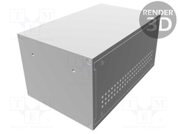Enclosure: 19" standard; 3U; Enclos.mat: aluminium; Y: 108mm