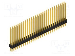 Connector: pin strips; pin header; male; PIN: 58; 1.27mm; THT; 2x29