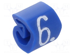 Markers for cables and wires; 1.3÷3mm; PVC; -30÷80°C; leaded