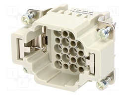 Connector: rectangular; male; Han DD HMC; PIN: 24; size 6B; crimped