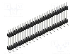 Connector: pin strips; pin header; male; PIN: 35; 1.27mm; SMT; 1x35