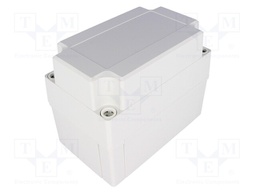 Enclosure: multipurpose; X: 80mm; Y: 130mm; Z: 100mm; MNX; grey; IK08