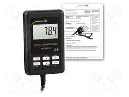 Meter: sound level; LCD; Sound level: 30÷130dB; 31.5÷8000Hz; IP20