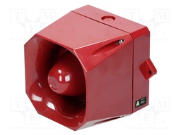 Signaller: sound; siren; 115÷230VAC; 112dB; Series: Asserta Midi