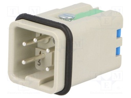 Connector: HAN; male; Quick Lock; PIN: 5; 4+PE; size 3A; 10A; 400V