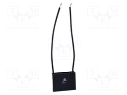 Capacitor: polypropylene; motors, run; 3uF; 450VAC; 38x17x28mm