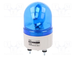 Signaller: lighting; rotating light; blue; Series: S80; 24VDC; IP44