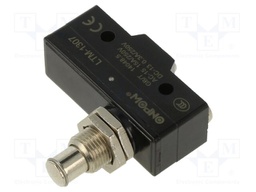 Microswitch SNAP ACTION; 15A/250VAC; 0.03A/250VDC; SPDT; ON-(ON)
