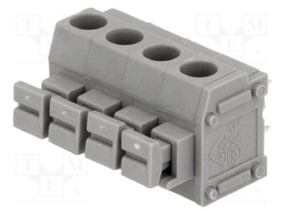 PCB terminal block; angled 90°; 5mm; ways: 4; on PCBs; 1.5mm2; 8A