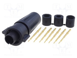 Connector: circular; Series: EN2; plug; male; soldering; for cable