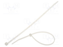 Cable tie; L: 190mm; W: 3.5mm; polyamide; 135N; natural; Ømax: 50mm