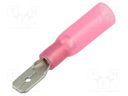 Terminal: flat; 4.8mm; 0.8mm; male; 0.5÷1.5mm2; crimped; for cable