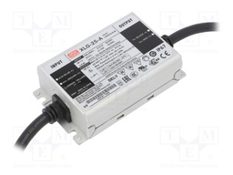 Power supply: switched-mode; LED; 25W; 22÷54VDC; 250÷1050mA; IP67