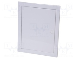 Enclosure: for modular components; IP40; plaster embedded