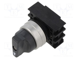 Switch: rotary; 22mm; Stabl.pos: 3; grey; IP65; prominent; Pos: 3