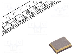 Resonator: quartz; 20MHz; 8pF; SMD; 3.2x2.5x0.8mm
