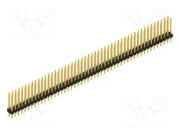 Connector: pin strips; pin header; male; PIN: 98; 2mm; THT; 2x49