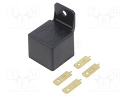 Enclosure: specialist; X: 29mm; Y: 29mm; Z: 40mm; ABS; black