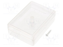 Enclosure: multipurpose; X: 59mm; Y: 84mm; Z: 30mm; ABS