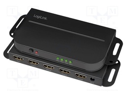 Switch; 4k,HDCP 2.2,HDMI 2.0,with holder; Colour: black