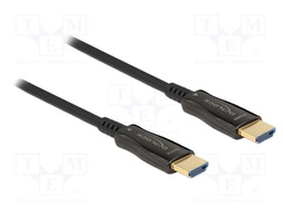Cable; HDMI plug,both sides; HDMI 2.1,High Speed,optical; black