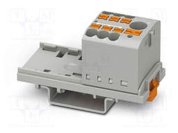 Splice terminal: rail; 24A; 690V; push-in; PA; 0.14÷4mm2; W: 28.6mm