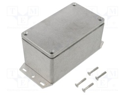 Enclosure: multipurpose; X: 66mm; Y: 115mm; Z: 55mm; 1550Z; aluminium
