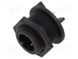 Connector: circular; socket; male; PIN: 2; Buccaneer 400; IP68; 250V